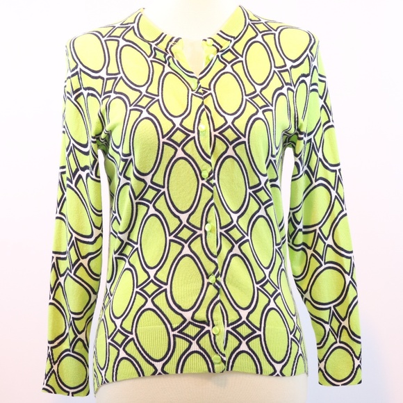 crown & ivy Sweaters - Crown & Ivy Printed Cardigan Sweater